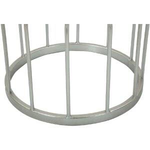Mauro Ferretti vaso mesa auxiliar Ø 37,5x58 cm plata
