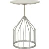 Mauro Ferretti vaso mesa auxiliar Ø 37,5x58 cm plata
