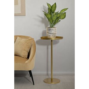 Mauro Ferretti Doha mesa auxiliar Ø 41x80 cm oro