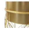 Jardinera Mauro Ferretti Livi set de 2 piezas Ø 23x43-20x36 cm oro