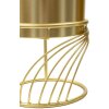 Jardinera Mauro Ferretti Spirally Set 2 piezas Ø 23x35-20x30 cm oro
