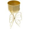 Jardinera Mauro Ferretti Farfy Ø 22x45 cm oro