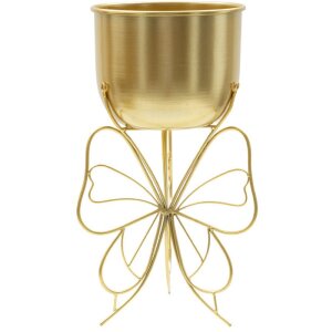 Jardinera Mauro Ferretti Farfy Ø 22x40 cm oro