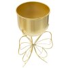 Jardinera Mauro Ferretti Farfy Ø 22x40 cm oro