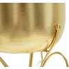 Jardinera Mauro Ferretti Farfy Ø 22x40 cm oro