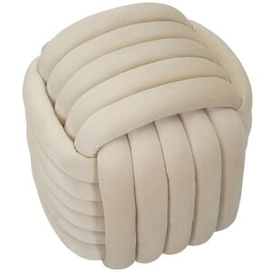 Mauro Ferretti Softy taburete 45x45x45 cm crema