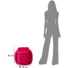 Mauro Ferretti Softy taburete 45x45x45 cm fucsia