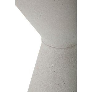 Mesa auxiliar Mauro Ferretti Blanca doble Ø 44,5x63 cm blanco