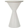 Mesa auxiliar Mauro Ferretti Blanca doble Ø 44,5x63 cm blanco