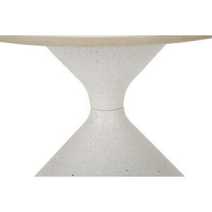 Mesa auxiliar Mauro Ferretti Ø 42x40 cm blanca