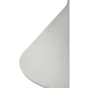 Mesa auxiliar Mauro Ferretti Ø 42x40 cm blanca