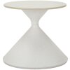 Mesa auxiliar Mauro Ferretti Ø 42x40 cm blanca