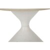 Mesa auxiliar Mauro Ferretti Ø 42x40 cm blanca