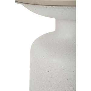 Mauro Ferretti mesa auxiliar Fush Ø 40x47 cm blanco