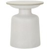 Mauro Ferretti mesa auxiliar Fush Ø 40x47 cm blanco