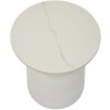 Mauro Ferretti mesa auxiliar Fush Ø 40x47 cm blanco