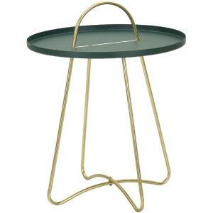 Mauro Ferretti mesa auxiliar Grent Ø 45x59 cm oro verde