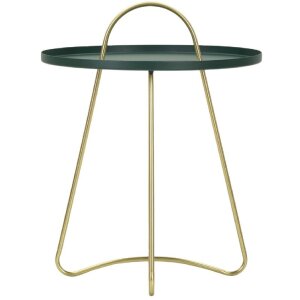 Mauro Ferretti mesa auxiliar Grent Ø 45x59 cm oro verde