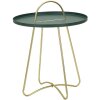 Mauro Ferretti mesa auxiliar Grent Ø 45x59 cm oro verde