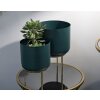 Mauro Ferretti florero Grent Set 2 piezas Ø 20x29-16x24 cm oro verde