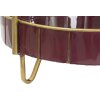 Mauro Ferretti Estante decorativo doble Glam Ø 36,5x34,5x56,5 cm oro burdeos