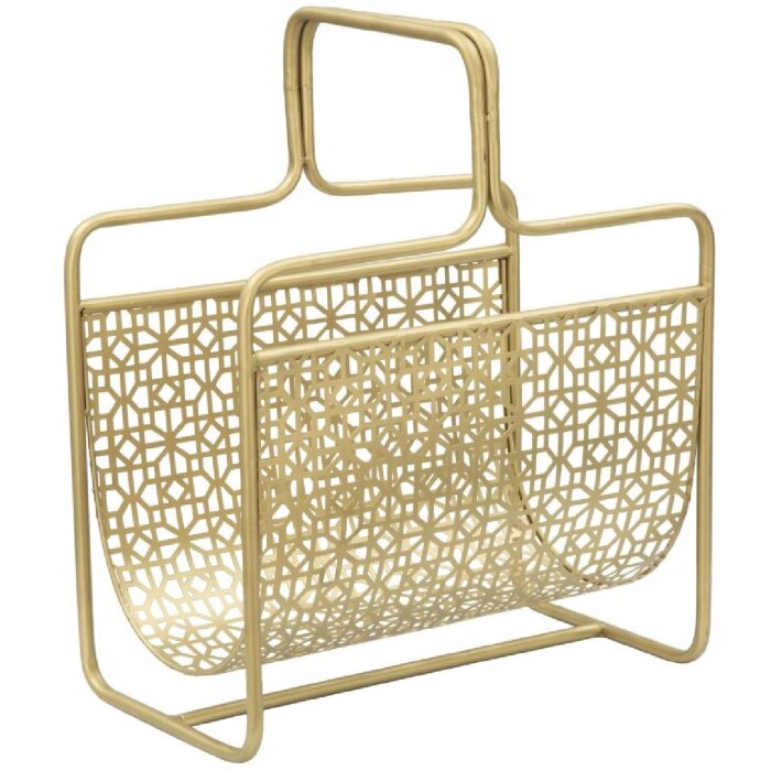 Revistero Mauro Ferretti 37x22x44,5 cm oro