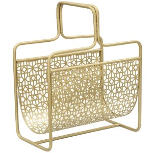 Revistero Mauro Ferretti 37x22x44,5 cm oro