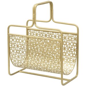 Revistero Mauro Ferretti 37x22x44,5 cm oro