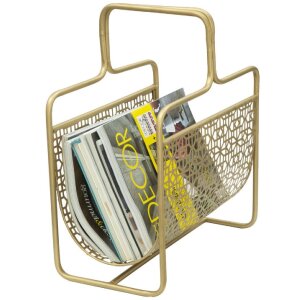 Revistero Mauro Ferretti 37x22x44,5 cm oro