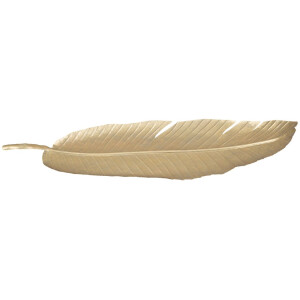 Mauro Ferretti Dekoschale Blatt 18x2x55 cm gold
