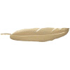 Mauro Ferretti cuenco decorativo hoja 18x2x55 cm oro