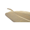Mauro Ferretti cuenco decorativo hoja 18x2x55 cm oro