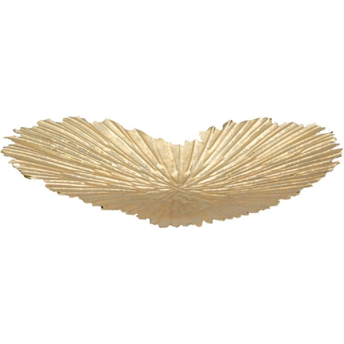 Mauro Ferretti cuenco decorativo corazón 29x5x25 cm oro