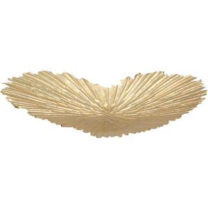 Mauro Ferretti cuenco decorativo corazón 29x5x25 cm oro