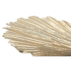 Mauro Ferretti cuenco decorativo corazón 29x5x25 cm oro