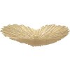 Mauro Ferretti cuenco decorativo corazón 29x5x25 cm oro