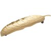 Mauro Ferretti cuenco decorativo hoja larga 38x3x11 cm oro