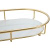 Mauro Ferretti cuenco decorativo 2 niveles 36x22.5x27 cm oro