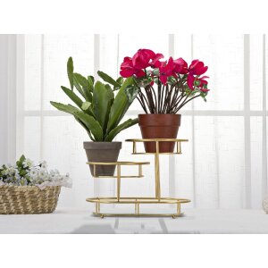 Mauro Ferretti cuenco decorativo 3 Niveles 36x22.5x27 cm oro