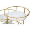 Mauro Ferretti cuenco decorativo 3 Niveles 36x22.5x27 cm oro