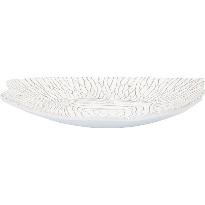 Mauro Ferretti cuenco decorativo 37x34x6 cm blanco