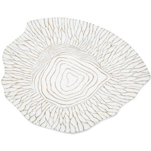 Mauro Ferretti cuenco decorativo 37x34x6 cm blanco