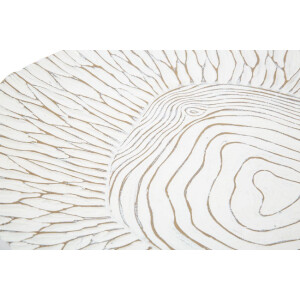 Mauro Ferretti cuenco decorativo 37x34x6 cm blanco