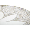 Mauro Ferretti bandeja decorativa Atene Poliresina Blanco Lavado Ø 35,5x4,4 cm Boho Chic