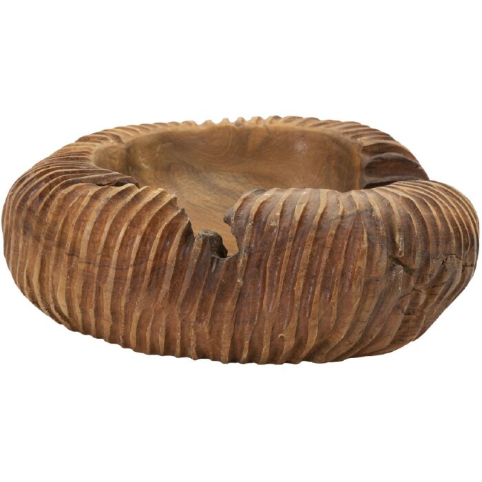 Mauro Ferretti cuenco decorativo Garit 37x40x16 cm marrón