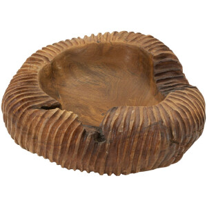 Mauro Ferretti cuenco decorativo Garit 37x40x16 cm marrón