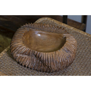 Mauro Ferretti cuenco decorativo Garit Ø32x11 cm marrón