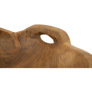 Mauro Ferretti cuenco decorativo Wahan 42x36x7 cm marrón