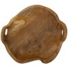 Mauro Ferretti cuenco decorativo Wahan 42x36x7 cm marrón