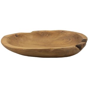 Mauro Ferretti cuenco decorativo Wahan 43x38x7 cm marrón
